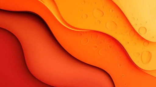 Abstract Modern Fluid Orange and Red Background