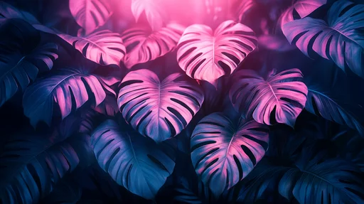 Luminous Tropical Jungle Dreamscape