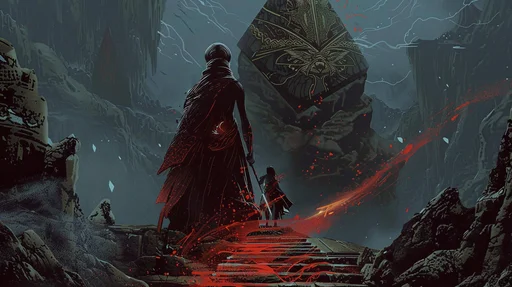 Cyberpunk Portrait with Red Backdrop