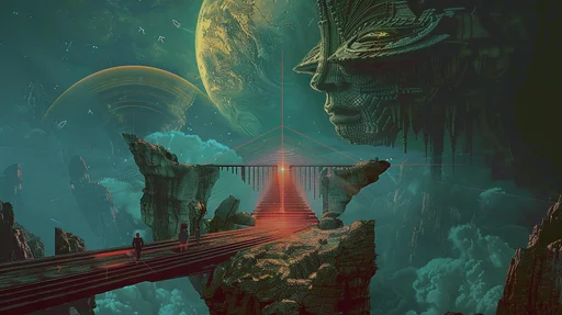 Cyberpunk Portrait with Red Backdrop