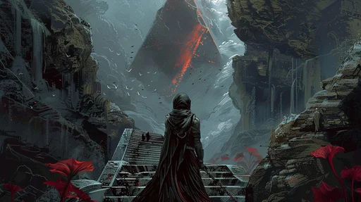 Cyberpunk Portrait with Red Backdrop