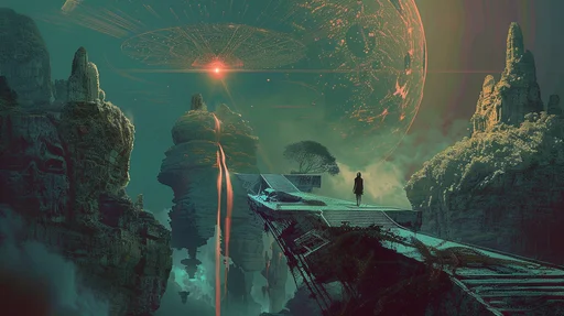 Cyberpunk Portrait with Red Backdrop