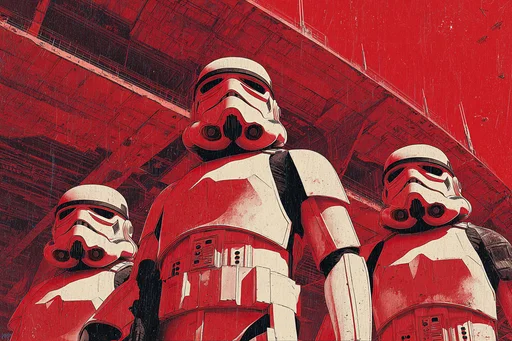 Heroic Stormtroopers Imperial Propaganda Poster