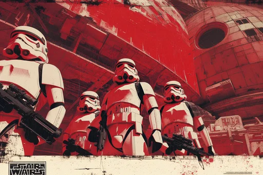 Heroic Stormtroopers Imperial Propaganda Poster